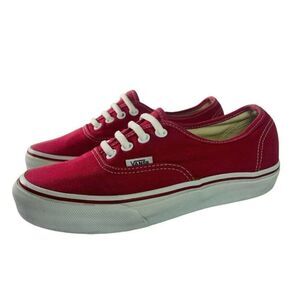 Vans Mens Authentic Pro VN0A3479919 Red Lace Up Skateboard Shoes Size M 4 W 5.5